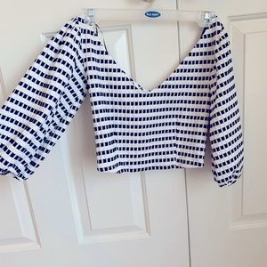 Zara crop top with tags